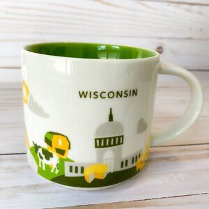 YOU ARE HERE discontinued Starbucks Mug- Wisconsin